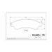 PartzBiz CM: D0412R-
Baer Brakes Replacement Pads for Baer 2-Piston PGC Classic Series Front Caliper

