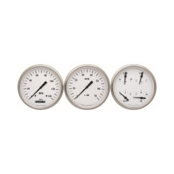 PartzBiz CM WH53SLF - เครื่องดนตรีคลาสสิค White Hot Three Gauge Set PartzBiz CM WH53SLF - เครื่องดนตรีคลาสสิค White Hot Three Gauge Set