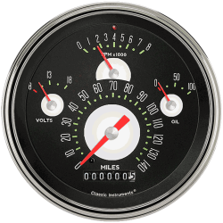 PartzBiz CM TE40ASLF - Tetra Series, Authentic Combination Gauge