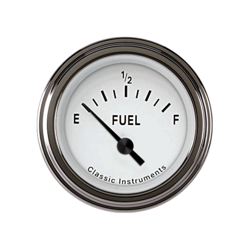 PartzBiz CM: TE14WSLF-Tetra Series, White Fuel Gauge 0-30 PartzBiz CM: TE14WSLF-Tetra Series, White Fuel Gauge 0-30