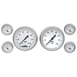 PartzBiz CM WH51SLF - เครื่องดนตรีคลาสสิค White Hot Six Gauge Set PartzBiz CM WH51SLF - เครื่องดนตรีคลาสสิค White Hot Six Gauge Set