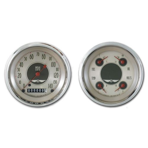 PartzBiz CM: AN02SHC-Classic Instruments American Nickel 2 Gauge Set PartzBiz CM: AN02SHC-Classic Instruments American Nickel 2 Gauge Set