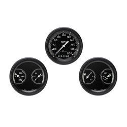 PartzBiz CM AX04GBLF - AutoCross Gray Three Gauge Set PartzBiz CM AX04GBLF - AutoCross Gray Three Gauge Set