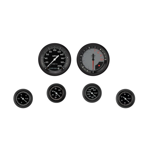 PartzBiz CM: AX101GBLF-AutoCross Gray Six Gauge Set 101 PartzBiz CM: AX101GBLF-AutoCross Gray Six Gauge Set 101