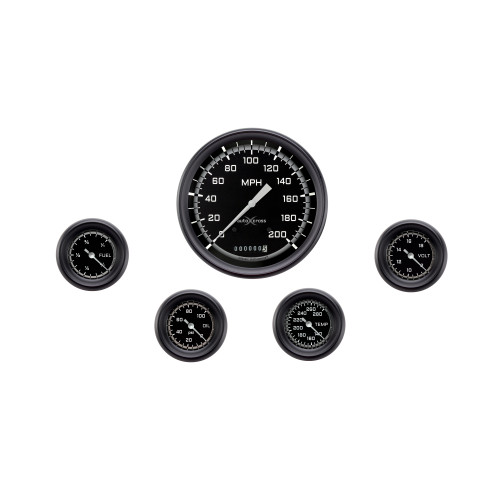 PartzBiz CM: AX154GBLF-AutoCross Gray Five Gauge Set 154