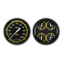 PartzBiz CM CH51AXY52-LS - AutoCross สีเหลือง 1951-52 รถ Chevy แพคเกจ LS หน่วยส่ง