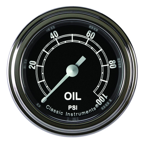 PartzBiz CM: TR181SLF-เกจวัดแรงดันน้ำมันแบบดั้งเดิม 2 1/8