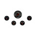 PartzBiz CM: VS00BBLF-Velocity Black Five Gauge Set 00
