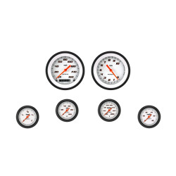 PartzBiz CM VS101WBLF - Velocity White Six Gauge Set 101 PartzBiz CM VS101WBLF - Velocity White Six Gauge Set 101