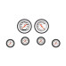 PartzBiz CM: VS101WBLF-Velocity White Six Gauge Set 101 PartzBiz CM: VS101WBLF-Velocity White Six Gauge Set 101