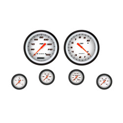 PartzBiz CM VS151WBLF - Velocity White Six Gauge Set 151 PartzBiz CM VS151WBLF - Velocity White Six Gauge Set 151