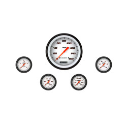 PartzBiz CM VS154WBLF - Velocity White Five Gauge Set 154 PartzBiz CM VS154WBLF - Velocity White Five Gauge Set 154