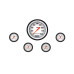 PartzBiz CM: VS154WBLF-Velocity White Five Gauge Set 154 PartzBiz CM: VS154WBLF-Velocity White Five Gauge Set 154