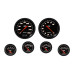 PartzBiz CM: VS251BBLF-Velocity Black Six Gauge Set 251 PartzBiz CM: VS251BBLF-Velocity Black Six Gauge Set 251