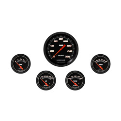 PartzBiz CM VS254BBLF - Velocity Black Five Gauge Set 254 PartzBiz CM VS254BBLF - Velocity Black Five Gauge Set 254