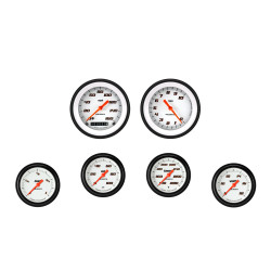 PartzBiz CM VS301WBLF - Velocity White Six Gauge Set 301 PartzBiz CM VS301WBLF - Velocity White Six Gauge Set 301