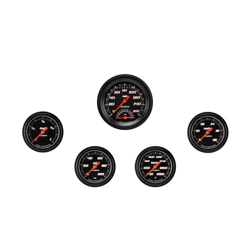PartzBiz CM: VS335BBLF-Velocity Black Five Gauge Set 335 PartzBiz CM: VS335BBLF-Velocity Black Five Gauge Set 335