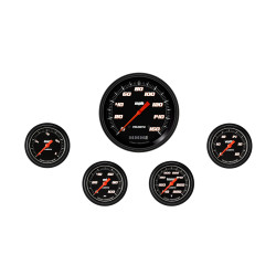 PartzBiz CM VS354BBLF - Velocity Black Five Gauge Set 354 PartzBiz CM VS354BBLF - Velocity Black Five Gauge Set 354
