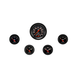 PartzBiz CM VS35BBLF - Velocity Black Five Gauge Set 35 PartzBiz CM VS35BBLF - Velocity Black Five Gauge Set 35