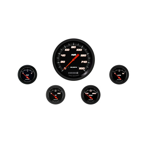 PartzBiz CM: VS54BBLF-Velocity Black Five Gauge Set 54 PartzBiz CM: VS54BBLF-Velocity Black Five Gauge Set 54