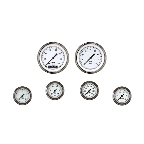 PartzBiz CM: WH101SLF-White Hot Six Gauge Set 101 PartzBiz CM: WH101SLF-White Hot Six Gauge Set 101