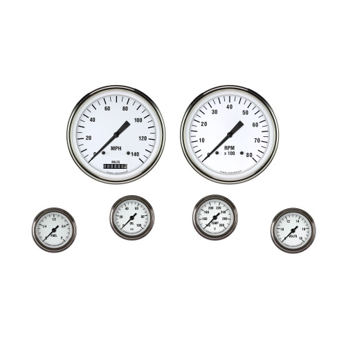 PartzBiz CM: WH151SLF-White Hot Six Gauge Set 151