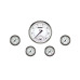 PartzBiz CM: WH165SLF-White Hot Five Gauge Set 165
