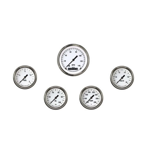 PartzBiz CM: WH300SLF-White Hot Five Gauge Set 300 PartzBiz CM: WH300SLF-White Hot Five Gauge Set 300