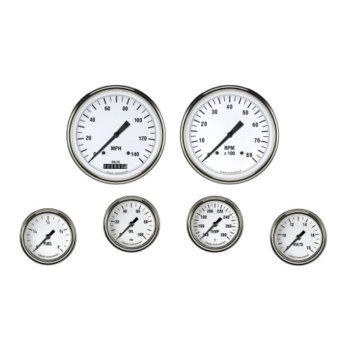 PartzBiz CM: WH351SLF-White Hot Six Gauge Set 351 PartzBiz CM: WH351SLF-White Hot Six Gauge Set 351