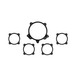 PartzBiz CM BZMA5GS - Moal Bomber 5-gauge Trim Bezel Set PartzBiz CM BZMA5GS - Moal Bomber 5-gauge Trim Bezel Set