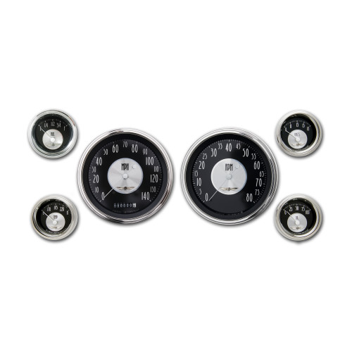 PartzBiz CM: AT51SLC-Classic Instruments American Tradition 6 Gauge Set PartzBiz CM: AT51SLC-Classic Instruments American Tradition 6 Gauge Set