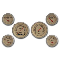PartzBiz CM VT01SLF - เครื่องดนตรีคลาสสิก Vintage Series Six Gauge Set PartzBiz CM VT01SLF - เครื่องดนตรีคลาสสิก Vintage Series Six Gauge Set