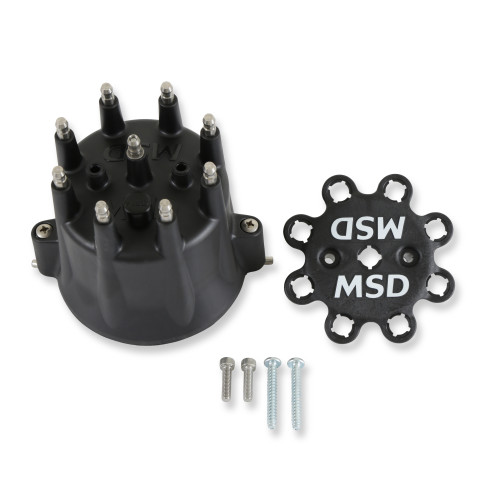 PartzBiz CM: 84333-MSD Distributor Cap - V8 - เทอร์มินัล HEI - สีดำ - ตัวยึดสายหัวเทียน PartzBiz CM: 84333-MSD Distributor Cap - V8 - เทอร์มินัล HEI - สีดำ - ตัวยึดสายหัวเทียน