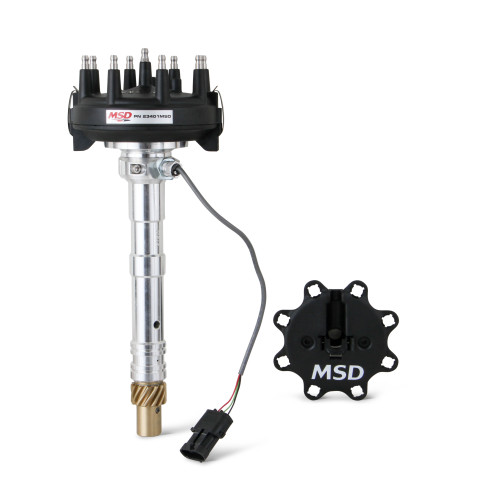 PartzBiz CM: 23401MSD-Chevy Crank Trigger Distributor with adjustable Cam Sync Pick-up