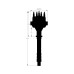 PartzBiz CM: 23753-Black Chevy Small / Big Block Dual Sync Distributor