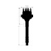 PartzBiz CM: 23763-MSD Black, Chevy Tall Deck Dual Sync Distributor PartzBiz CM: 23763-MSD Black, Chevy Tall Deck Dual Sync Distributor