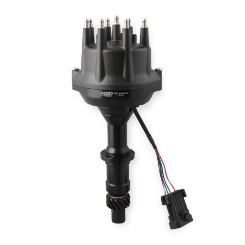 PartzBiz CM: 23843-MSD Black, Pontiac V8 Dual Sync Distributor