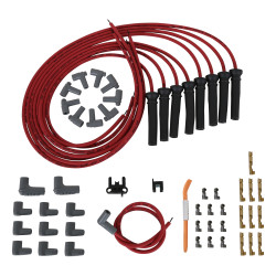 PartzBiz CM 30839 - ชุดสายหัวเทียน MSD Super Conductor หัวสต็อก Chevy Pro