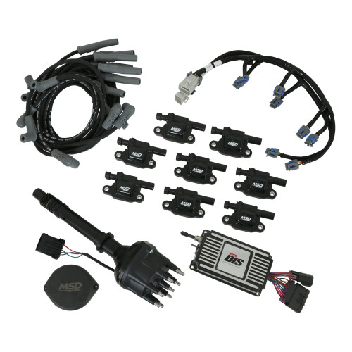 PartzBiz CM: 601513-MSD DIS Direct Ignition System Kit - Black