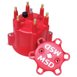 PartzBiz CM 8014 - Chevy MSD 6 กระบอก HEI จำหน่าย Cap พร้อมรีเทนเนอร์