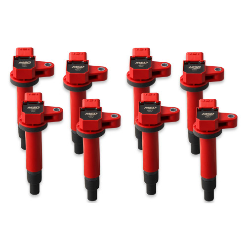 PartzBiz CM: 82218-MSD Ignition Coil - Blaster Series - Toyota/Lexus V8 - 4.3L/4.7L - Red - 8-Pack PartzBiz CM: 82218-MSD Ignition Coil - Blaster Series - Toyota/Lexus V8 - 4.3L/4.7L - Red - 8-Pack