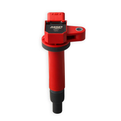 PartzBiz CM 8221 - MSD Ignition Coil - Blaster Series - Toyota/Lexus V8 - 4.3L/4.7L - Red