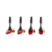 PartzBiz CM: 82384-MSD Ignition Coil - Blaster Series - GM 4-Cyl Engines - Red - 4-Pack