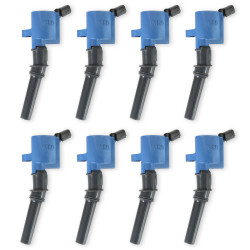 PartzBiz CM 824285 - คอยล์จุดระเบิด MSD - Blaster - Ford 2-Valve V8 - สีน้ำเงิน - 8 แพ็ก