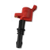 PartzBiz CM: 82438-คอยล์จุดระเบิด MSD - Blaster - Ford 3-Valve V8 - สีแดง - 8-Pack