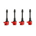PartzBiz CM: 82494-MSD Ignition Coil - Blaster Series - Honda 1.5L/2.0L/2.0L Turbo 4-cylinder - Red - 4-Pack