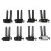 PartzBiz CM: 825583-คอยล์จุดระเบิด MSD - Blaster - HEMI - สีดำ - 8-Pack