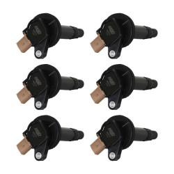 PartzBiz CM 825763 - คอยล์จุดระเบิด MSD - Ford EcoBoost - 3.5L V6 - ขั้วต่อ 3 พิน - สีดำ - 6-Pack PartzBiz CM 825763 - คอยล์จุดระเบิด MSD - Ford EcoBoost - 3.5L V6 - ขั้วต่อ 3 พิน - สีดำ - 6-Pack