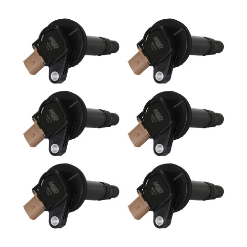 PartzBiz CM: 825763-MSD Ignition Coil - Ford EcoBoost - 3.5L V6 - 3-Pin Connector - Black - 6-Pack PartzBiz CM: 825763-MSD Ignition Coil - Ford EcoBoost - 3.5L V6 - 3-Pin Connector - Black - 6-Pack