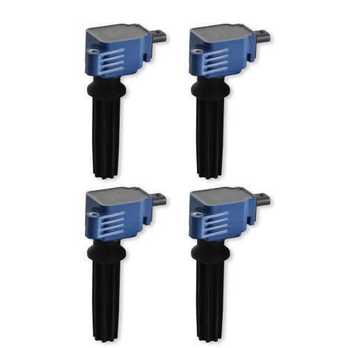 PartzBiz CM: 825945-MSD Ignition Coil - Ford EcoBoost - 2.0L/2.3L L4 - Blue - 4-Pack